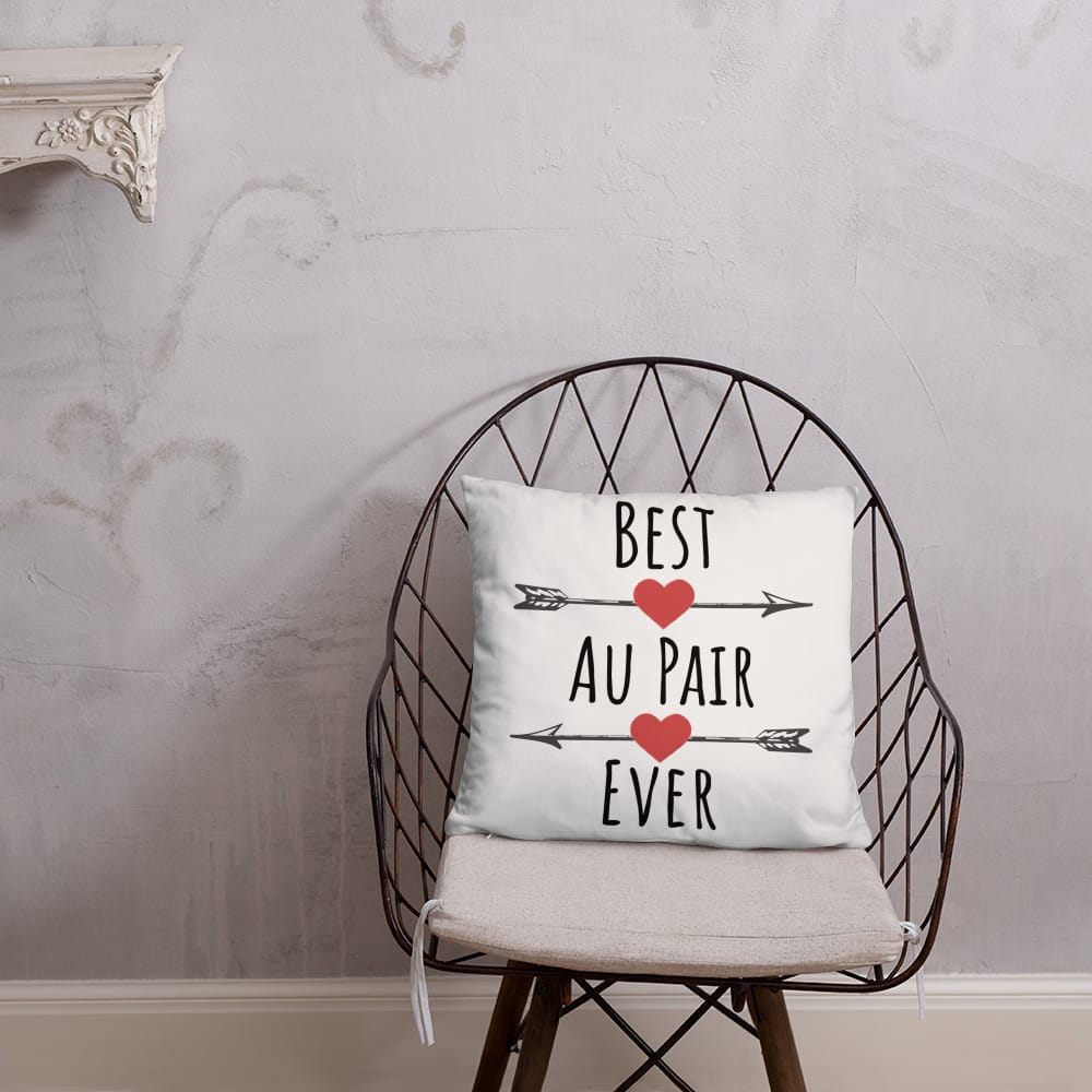 Best Au Pair Ever Basic Pillow (double sided)