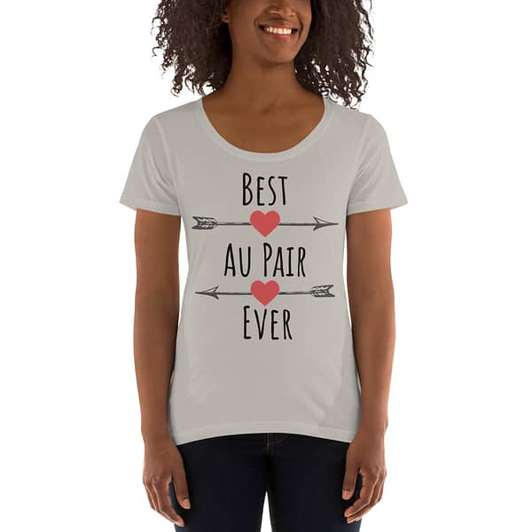 Best Au Pair Ever Ladies' Scoopneck T-Shirt - Image 3